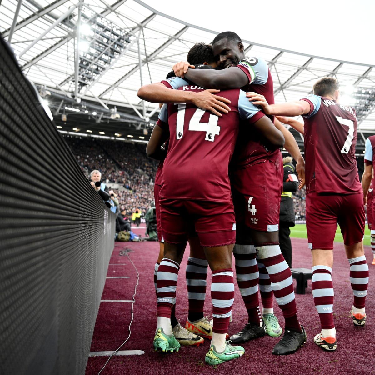 Fulham FC at West Ham United FC at London Stadium