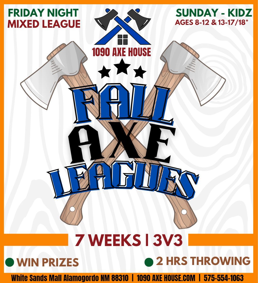 Wood Choppers League (Ages 8-12)