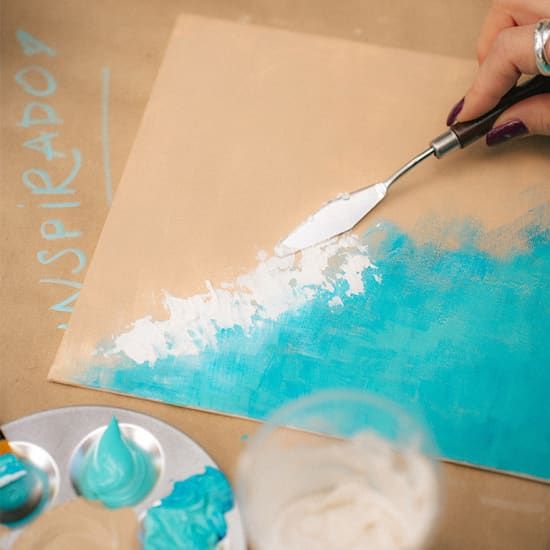 Waves & Wine. Taller de Pintura Texturizada \u2014 \u201cOC\u00c9ANO\u201d