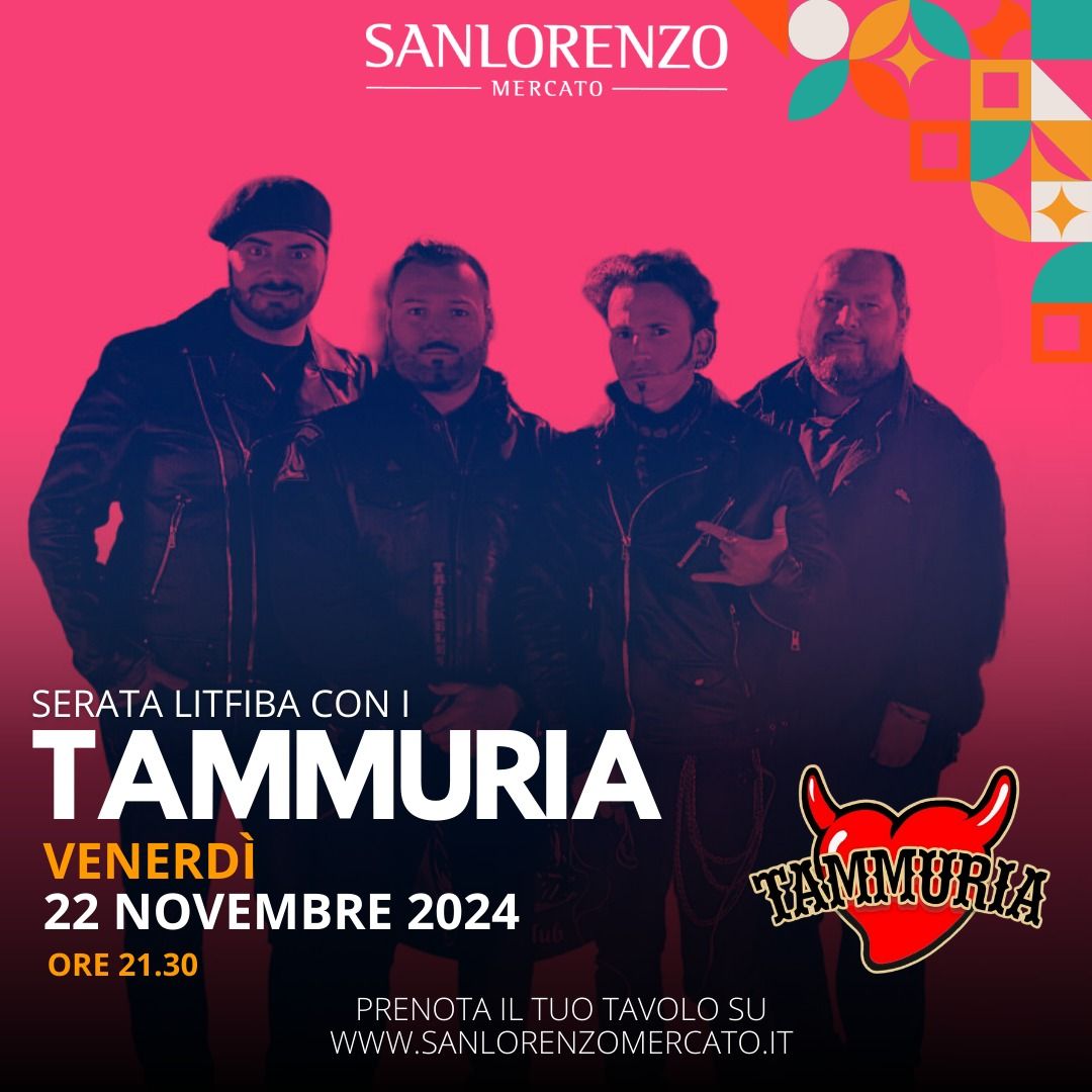 Tammuria - Litfiba Tribute Band live San Lorenzo Mercato