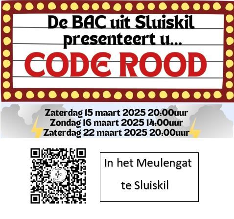 Cabaretvoorstelling "Code Rood"