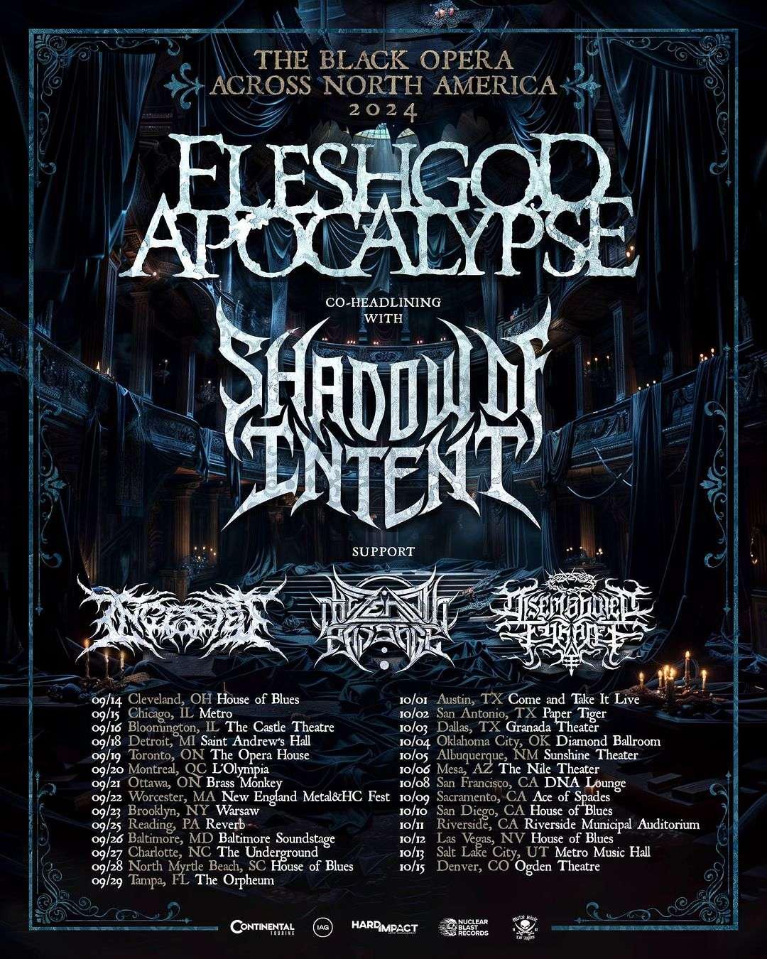 Fleshgod Apocalypse with Shadow Of Intent (18+)