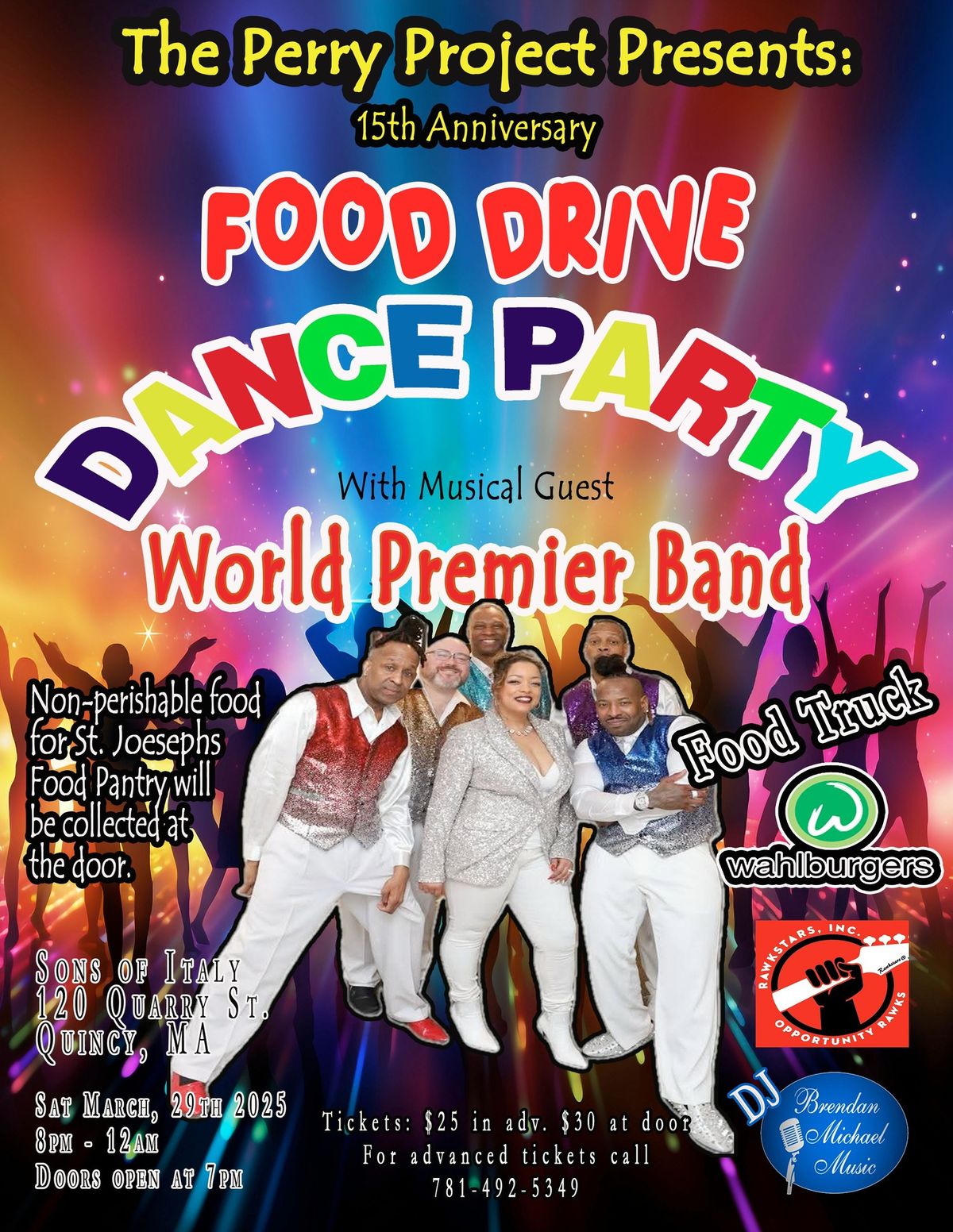 THE 15TH ANNUAL FOOD DRIVE DANCE PARTY