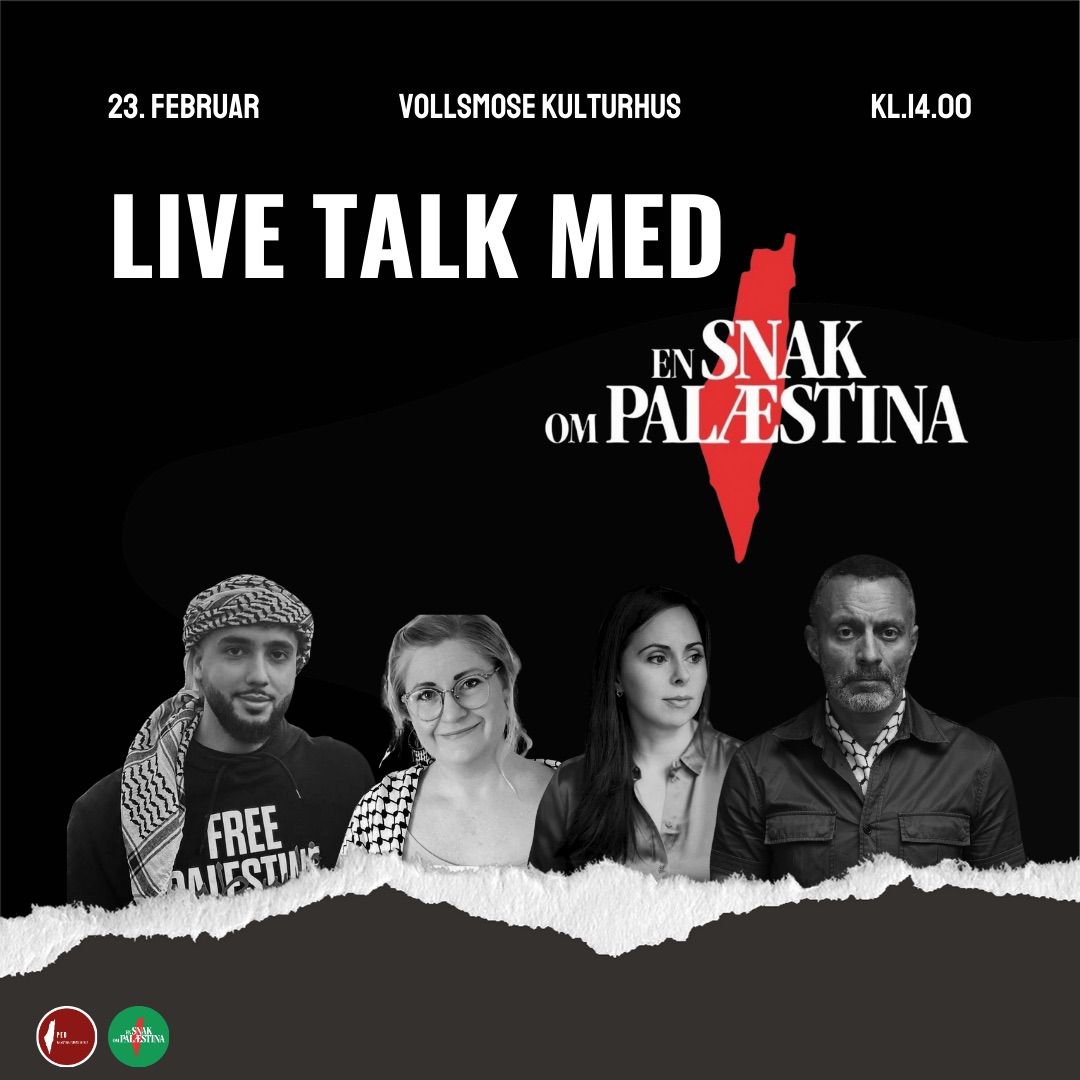 En snak om Pal\u00e6stina Live Talk X Odense