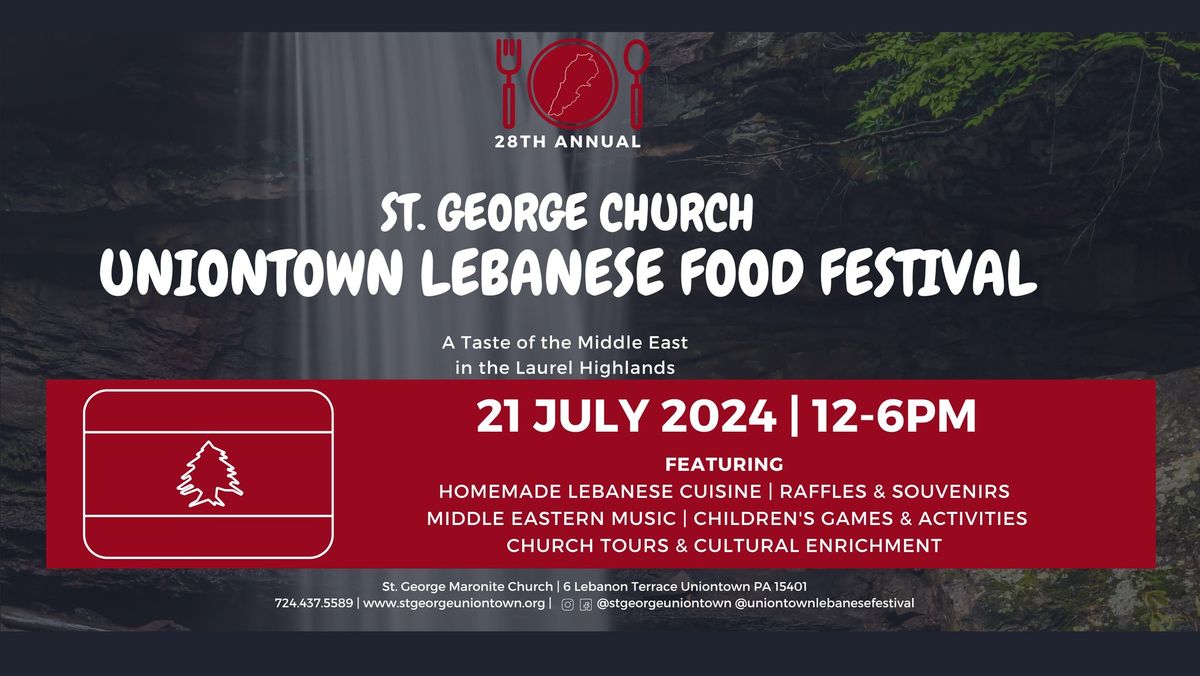 2024 Uniontown Lebanese Festival