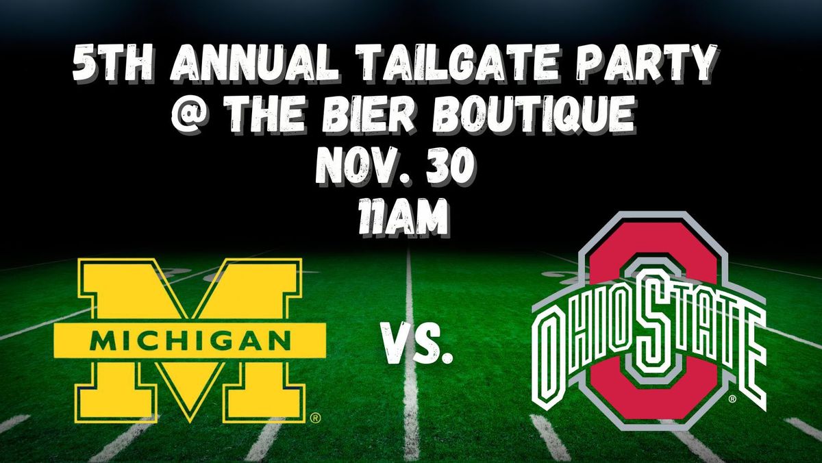 5th Annual Ohio State Tailgate Party