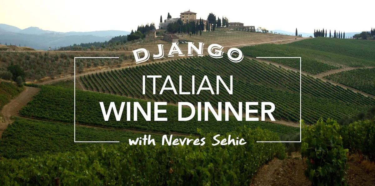 Italian Wine Dinner with Nerves Sehic 