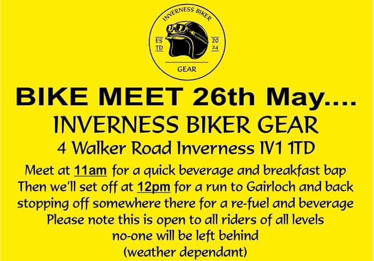 Inverness Biker Gear Bike Meet\/Run to Gairloch