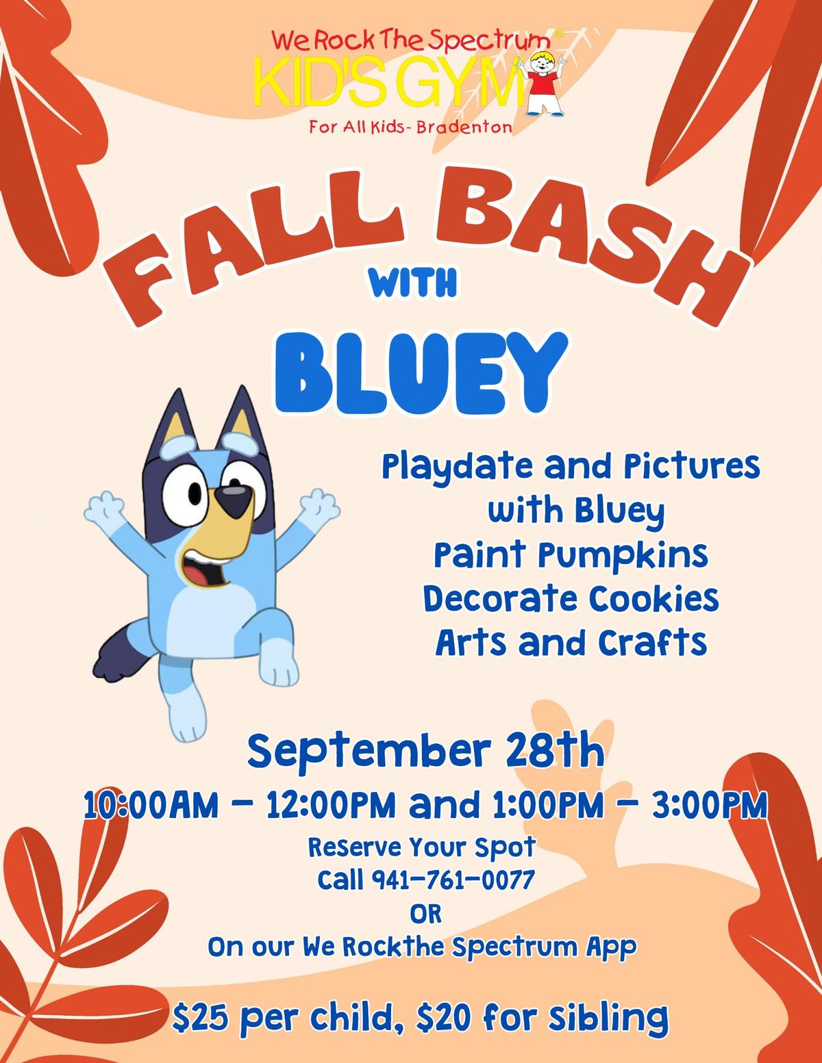 Fall Bash with Bluey!