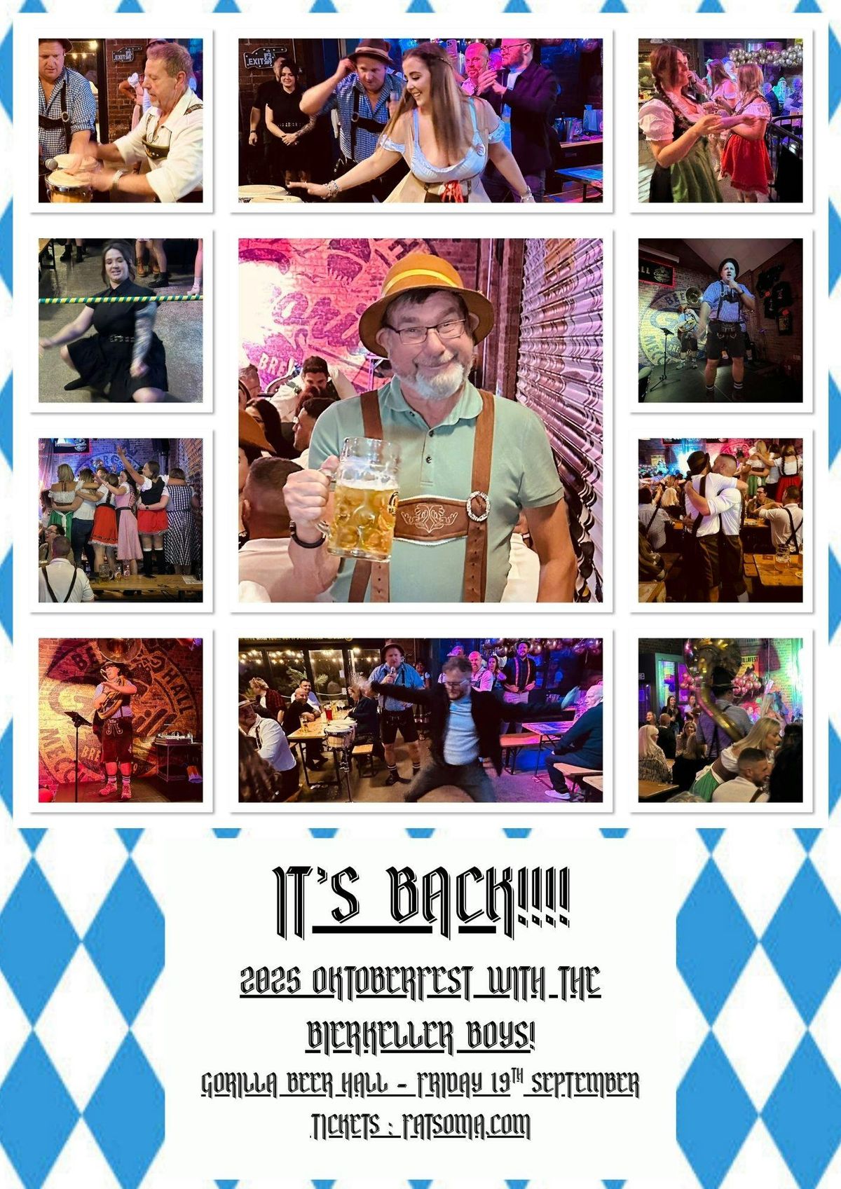 OKTOBERFEST 2025 - WITH THE BIERKELLER BOYS!