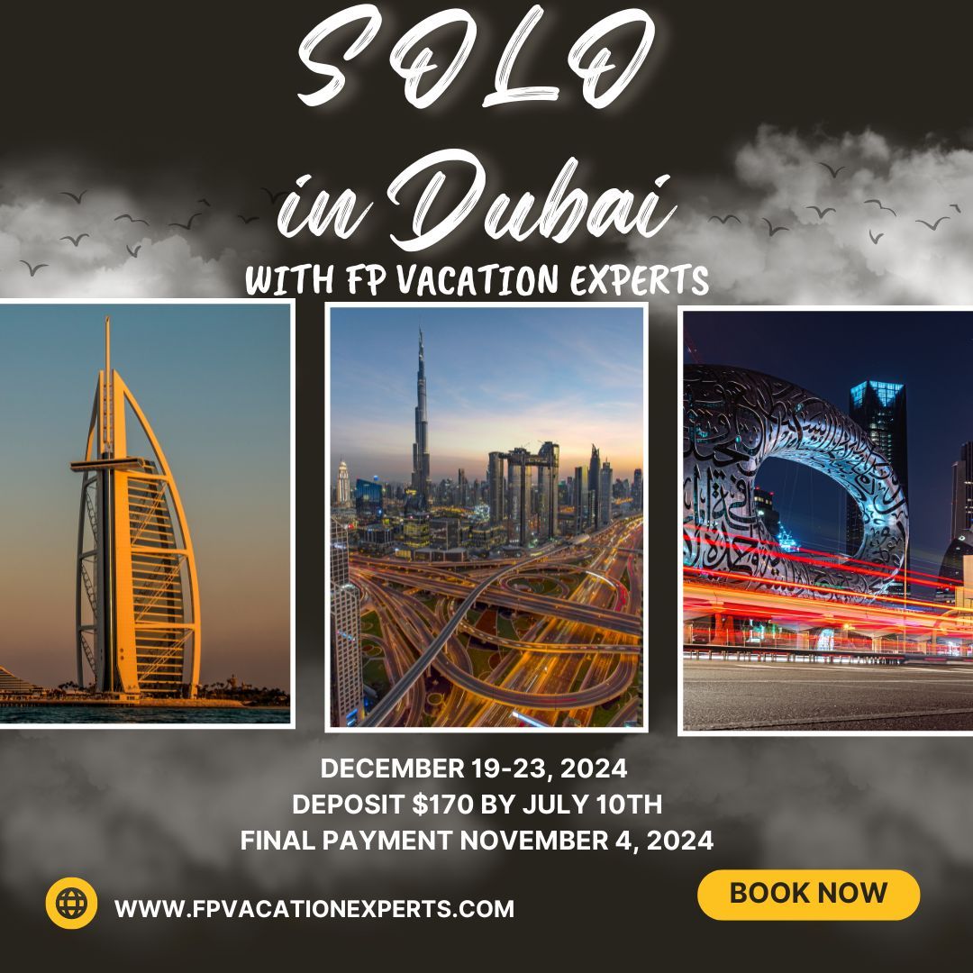 SOLO TRAVEL IN DUBAI 2024