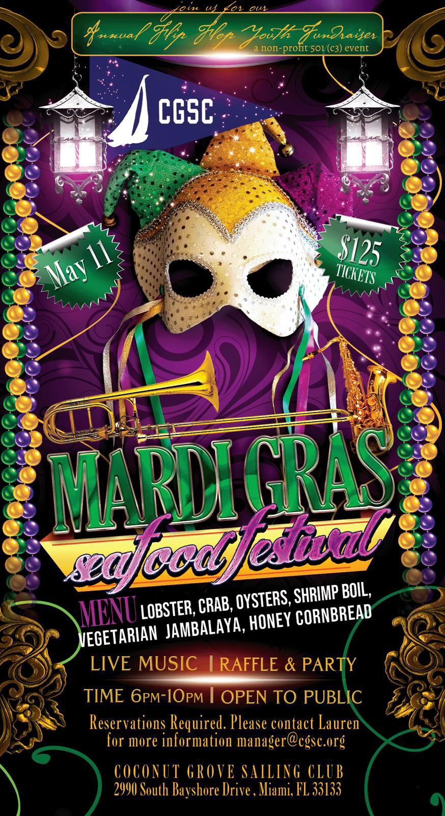 The F\u00eate Presents: Mardi Gras Seafood Festival