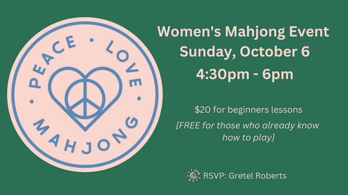 Women's Mahjong Event