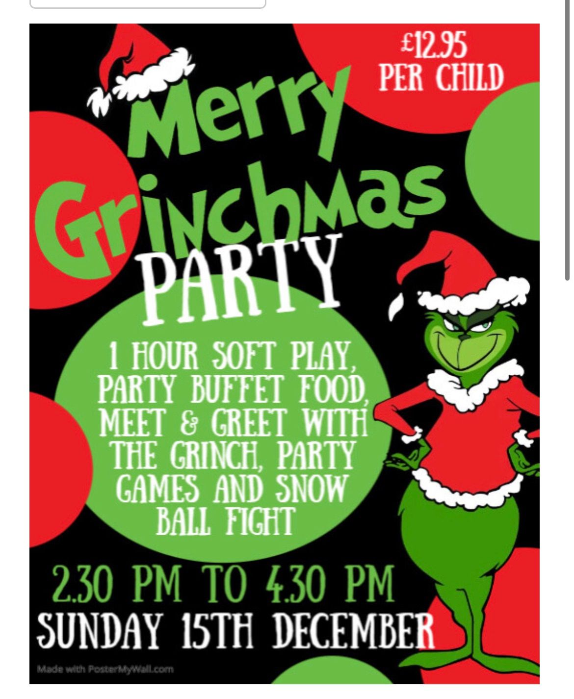 Grinch Christmas Party - Jungle Madness 