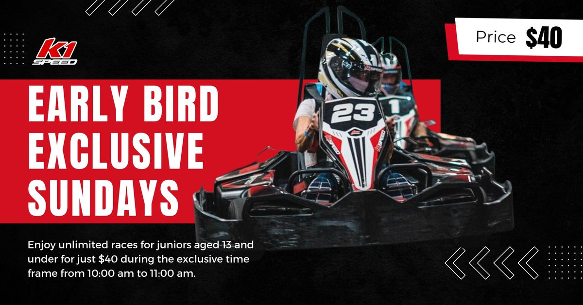 Early Bird Sunday Junior Racing at K1 Speed Oxford