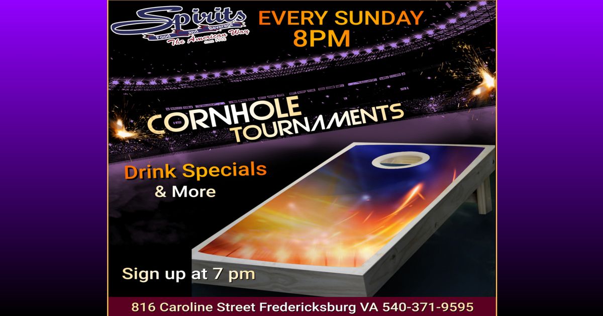 Cornhole Tournaments EVERY Sunday