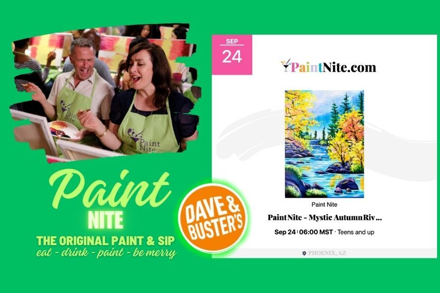 Paint Nite: Mystic Autumn River