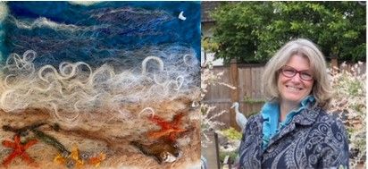 Art Bites - Needle Felting a Beach Scene with Darrell Giraldeau