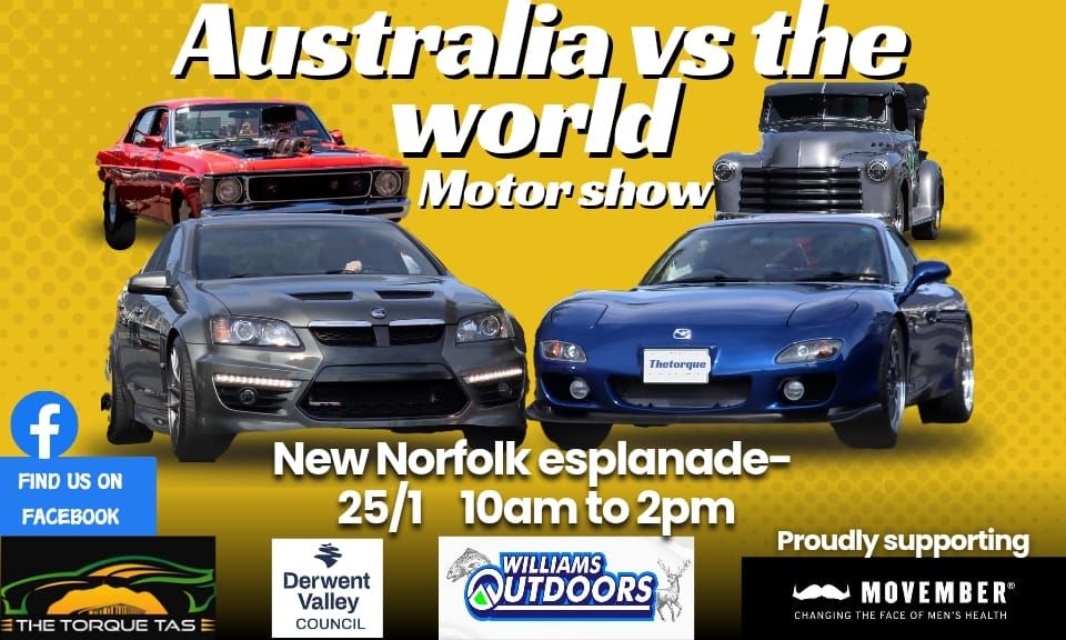 Australia vs The World motor show!- Supporting Movember! 