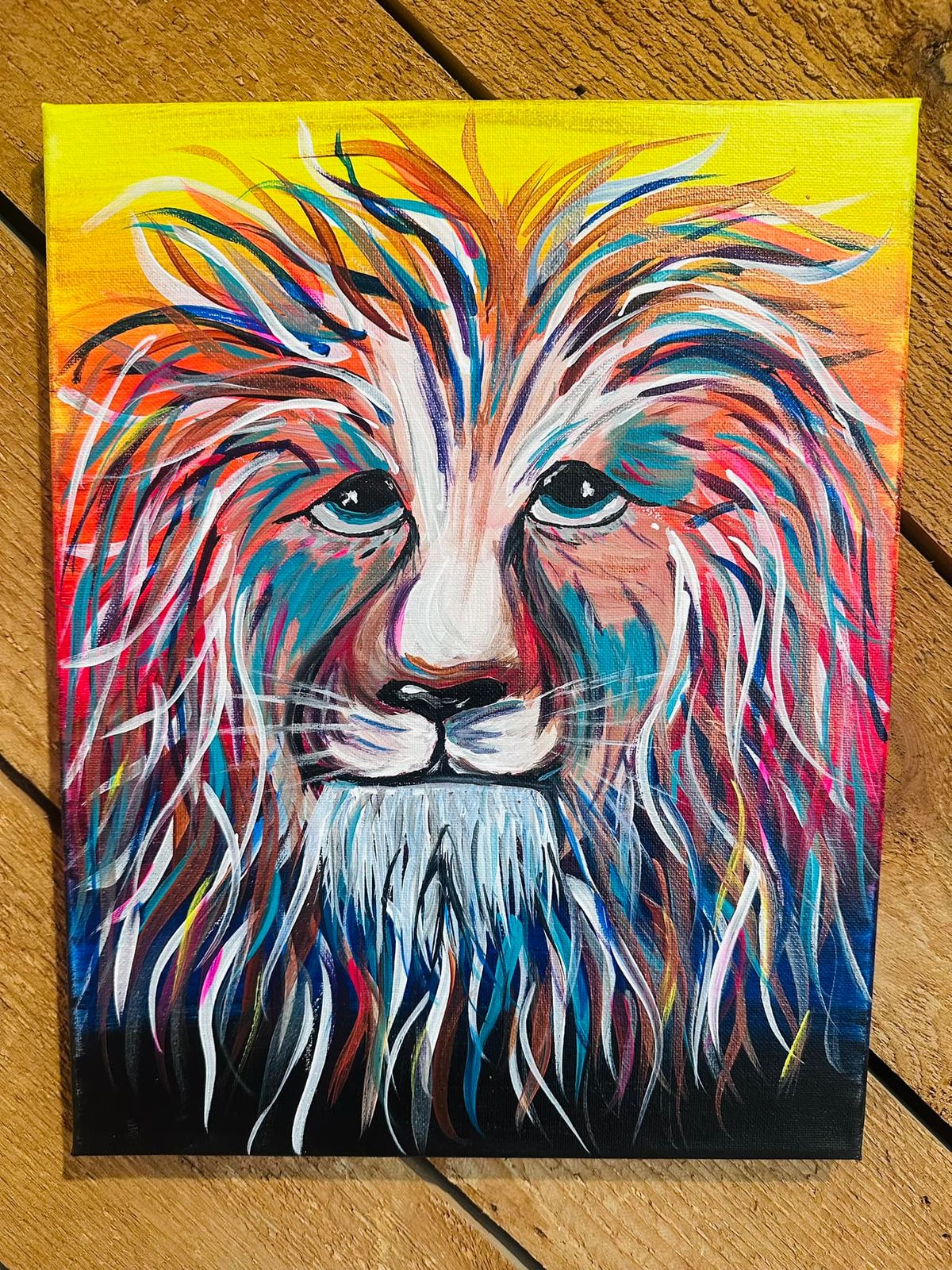 Colorful Lion