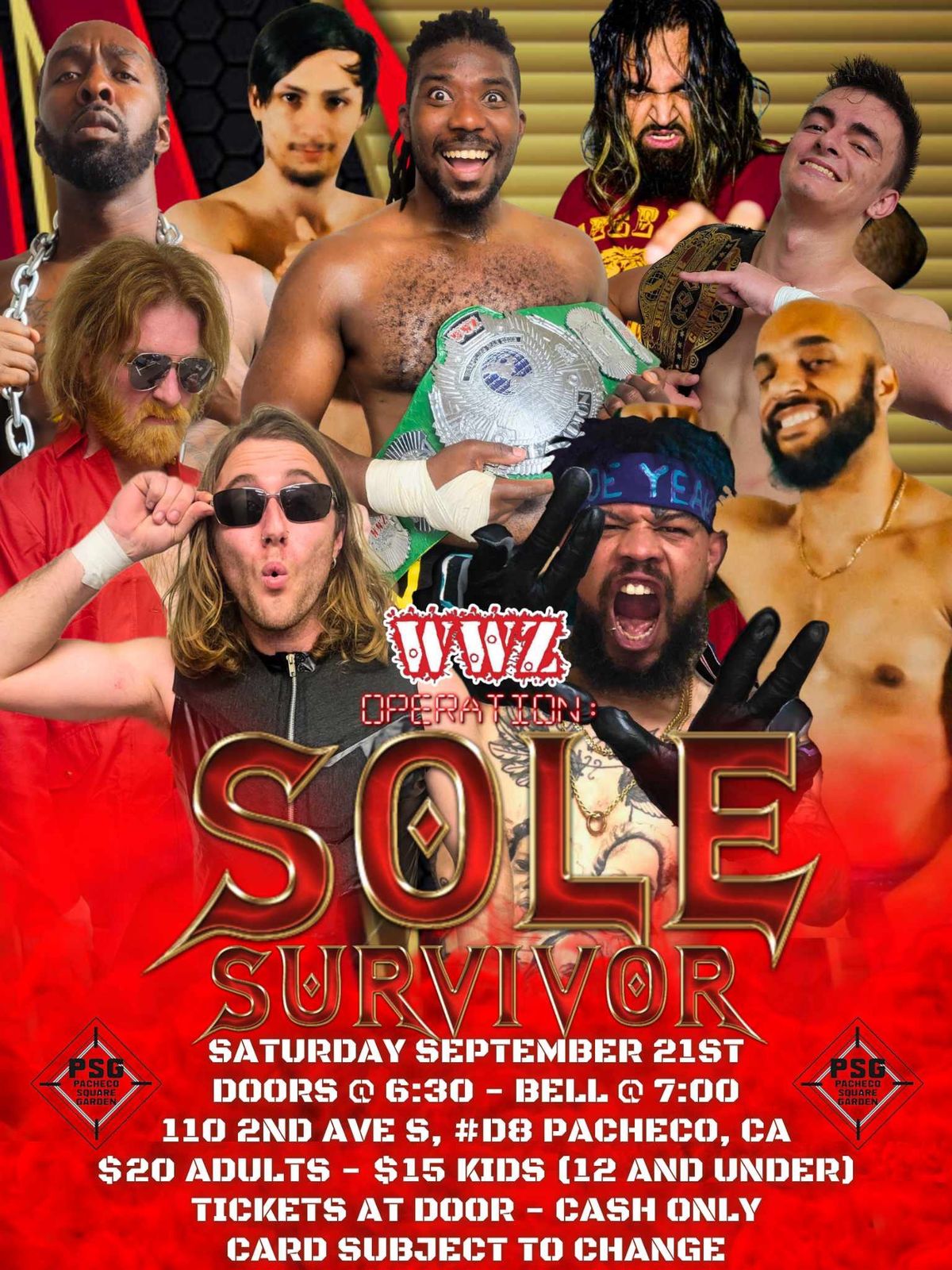 East Bay Pro Wrestling presents WWZ Operation: SOLE SURVIVOR