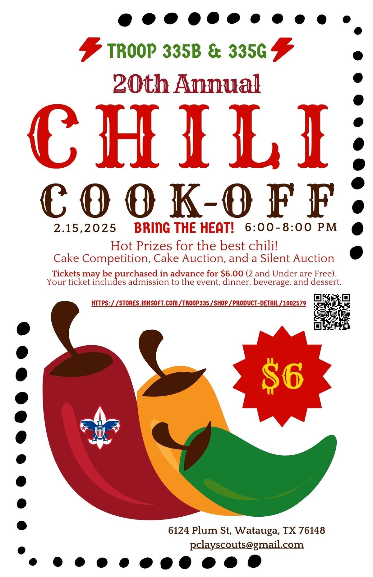 20th Annual Chili Supper