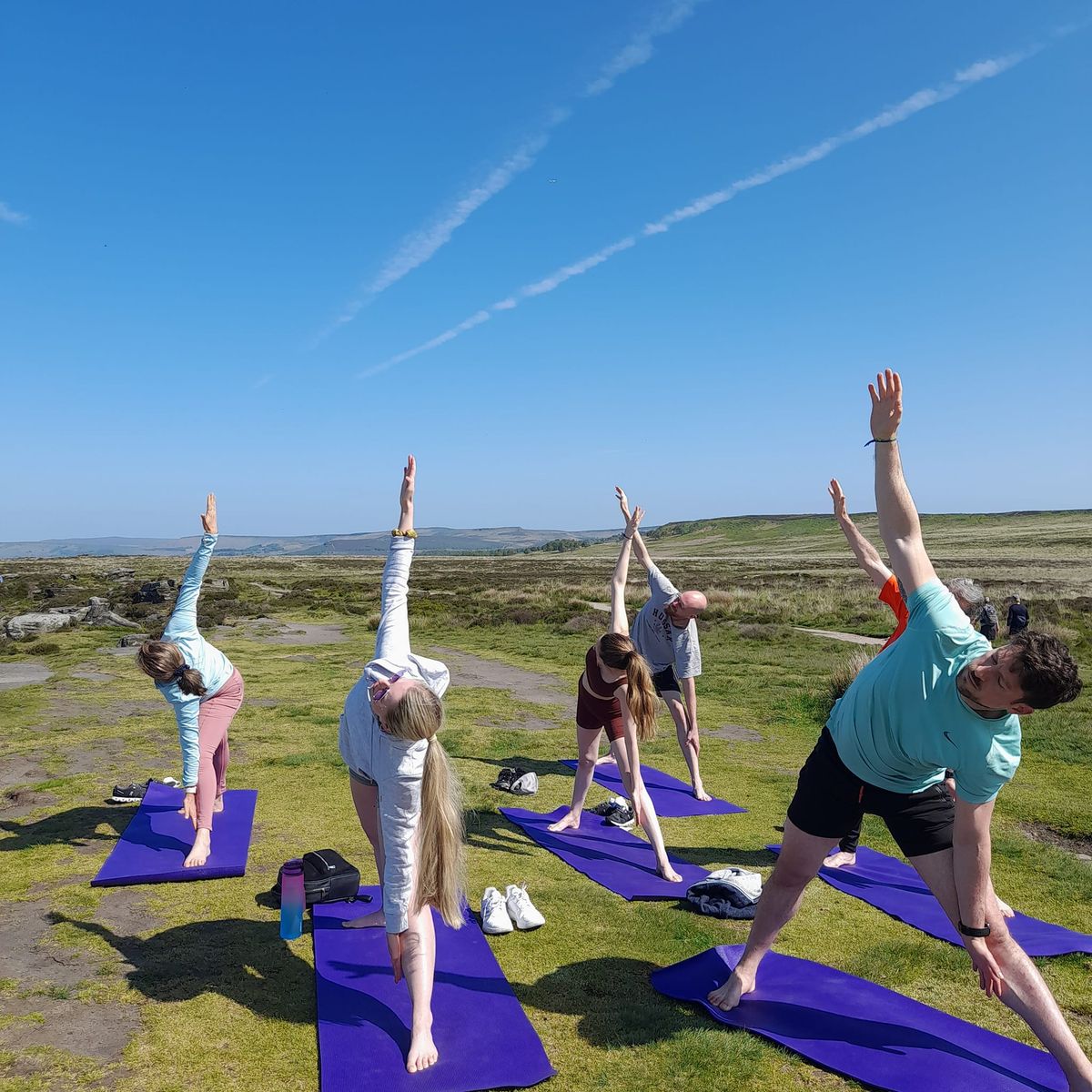 Sunrise Yoga & Sacred Cacao at Curbar Edge 