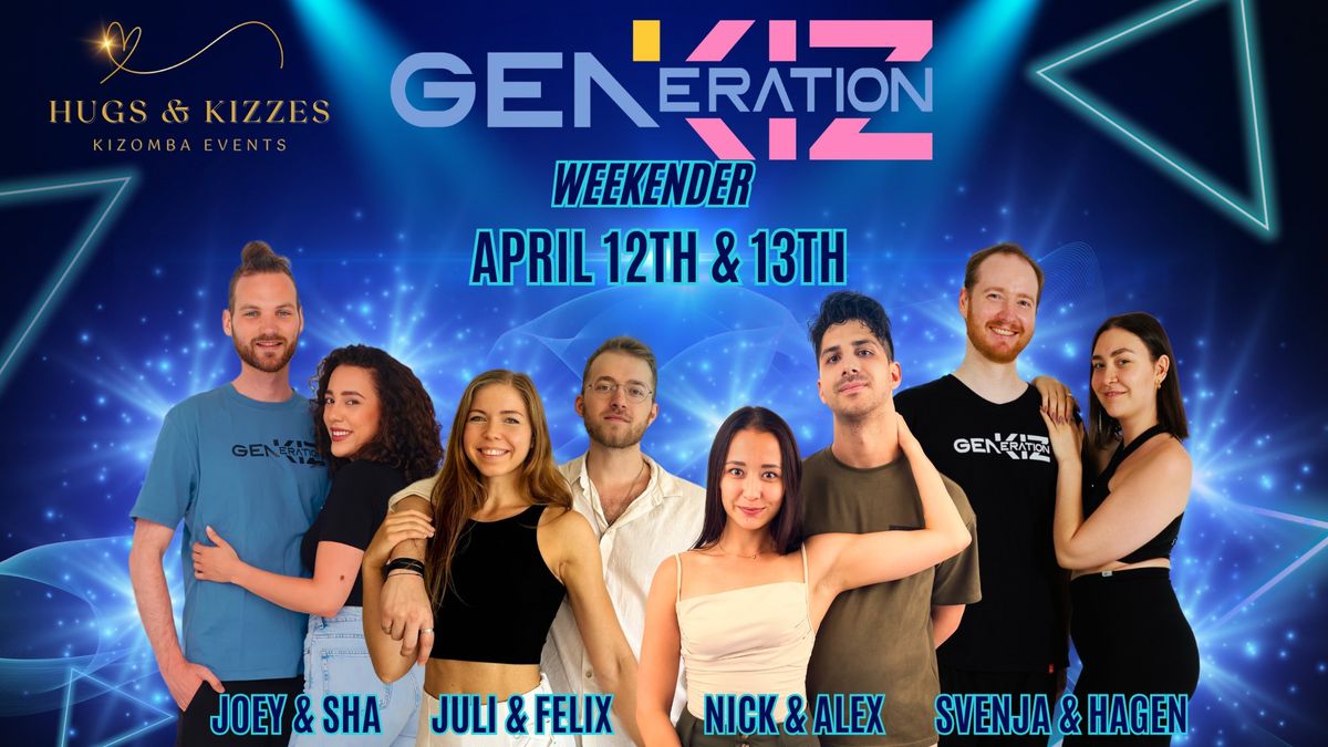 Hugs & Kizzes - Generation Kiz Weekender - 12 & 13 April - Cork Ireland