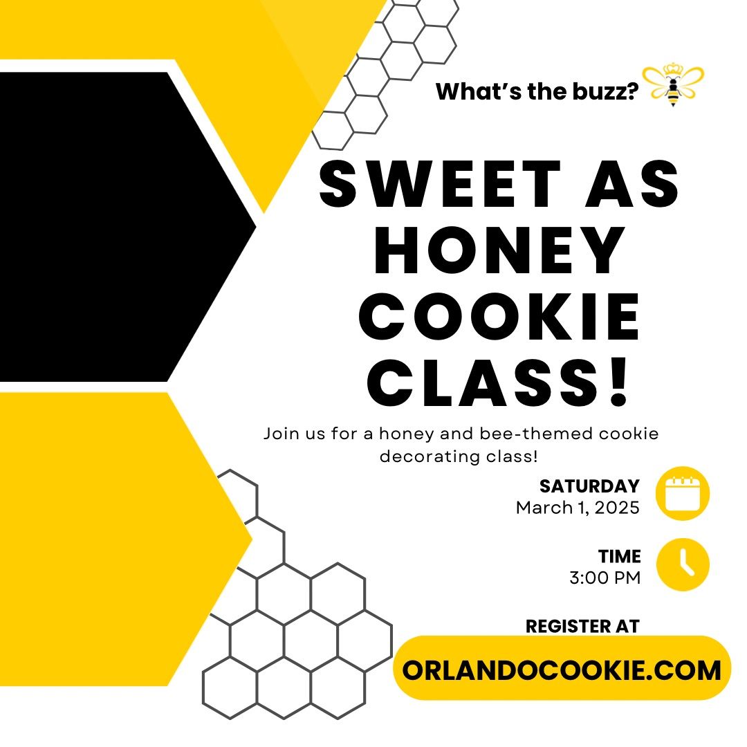 Sweet as Honey Cookie Decorating Class