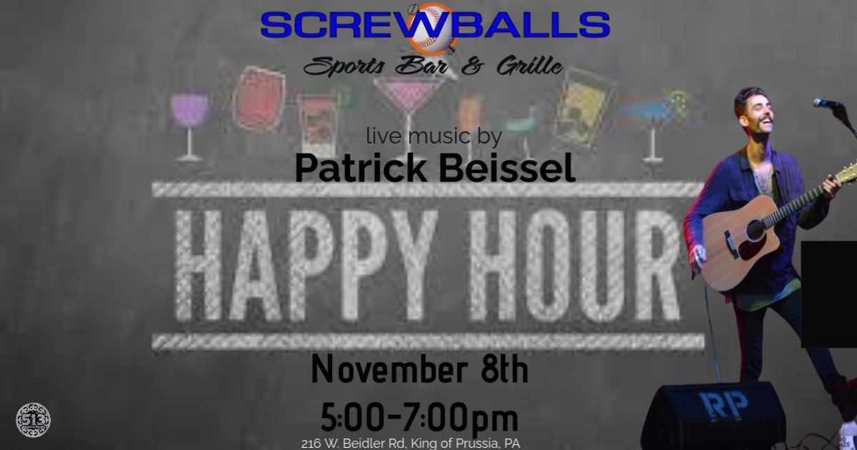 It's Friday and time to celebrate the weekend with Happy Hour Music by Patrick Beissel!