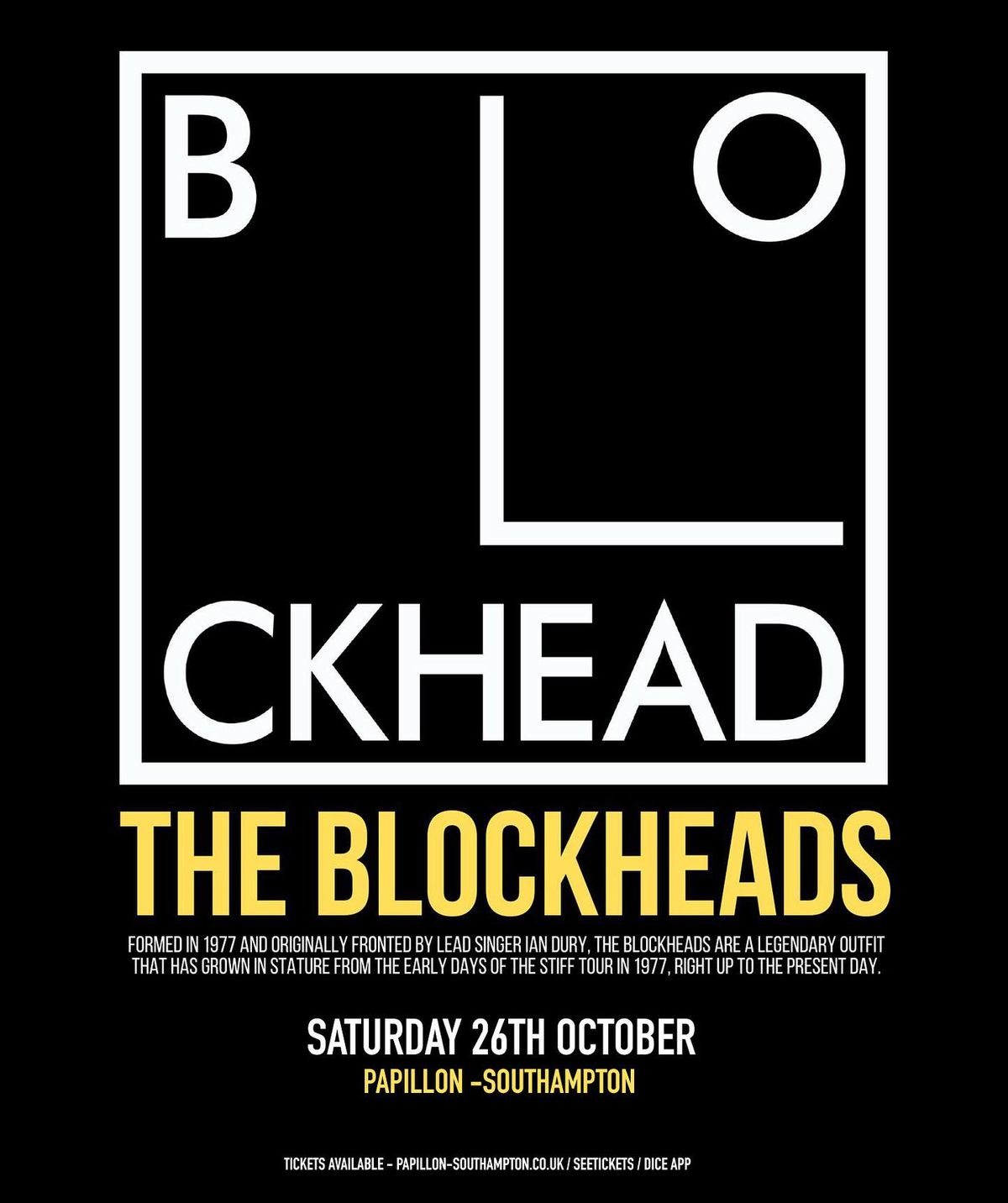 The Blockheads \/ 26.10.24 \/ Papillon, Southampton