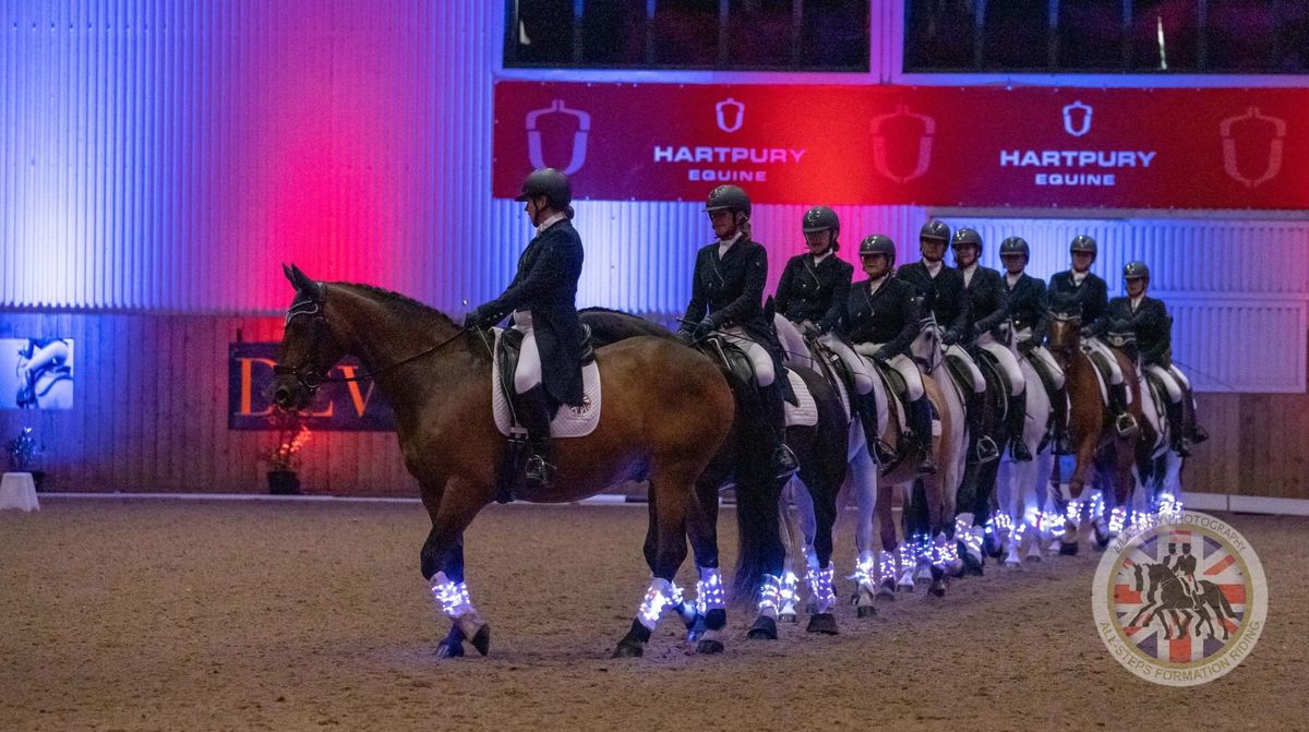 Formation Riding at Broads Equestrian (Team training - The Black Pearls)