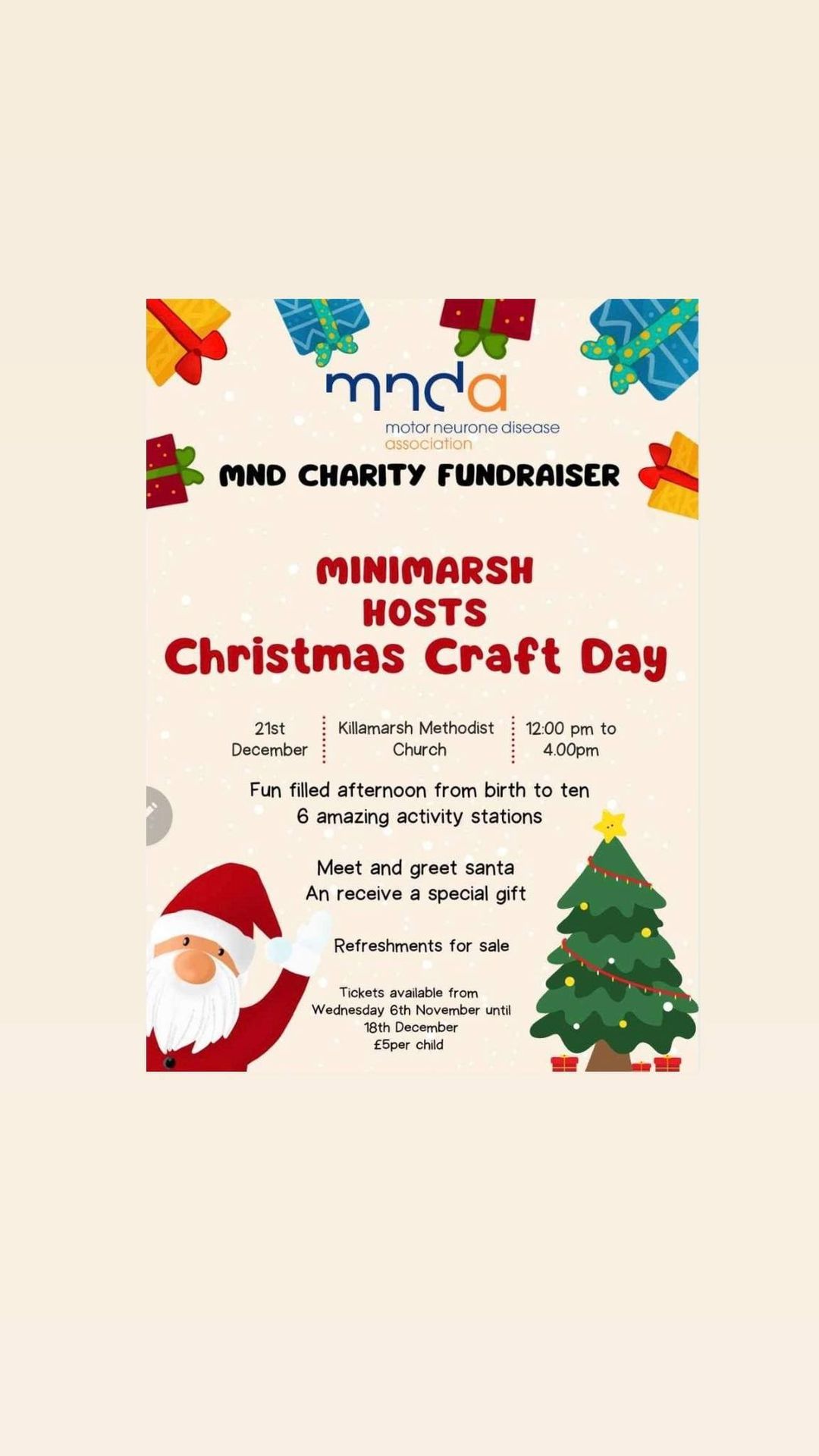 Mini Marsh Christmas Craft Charity Afternoon\u2665\ufe0f