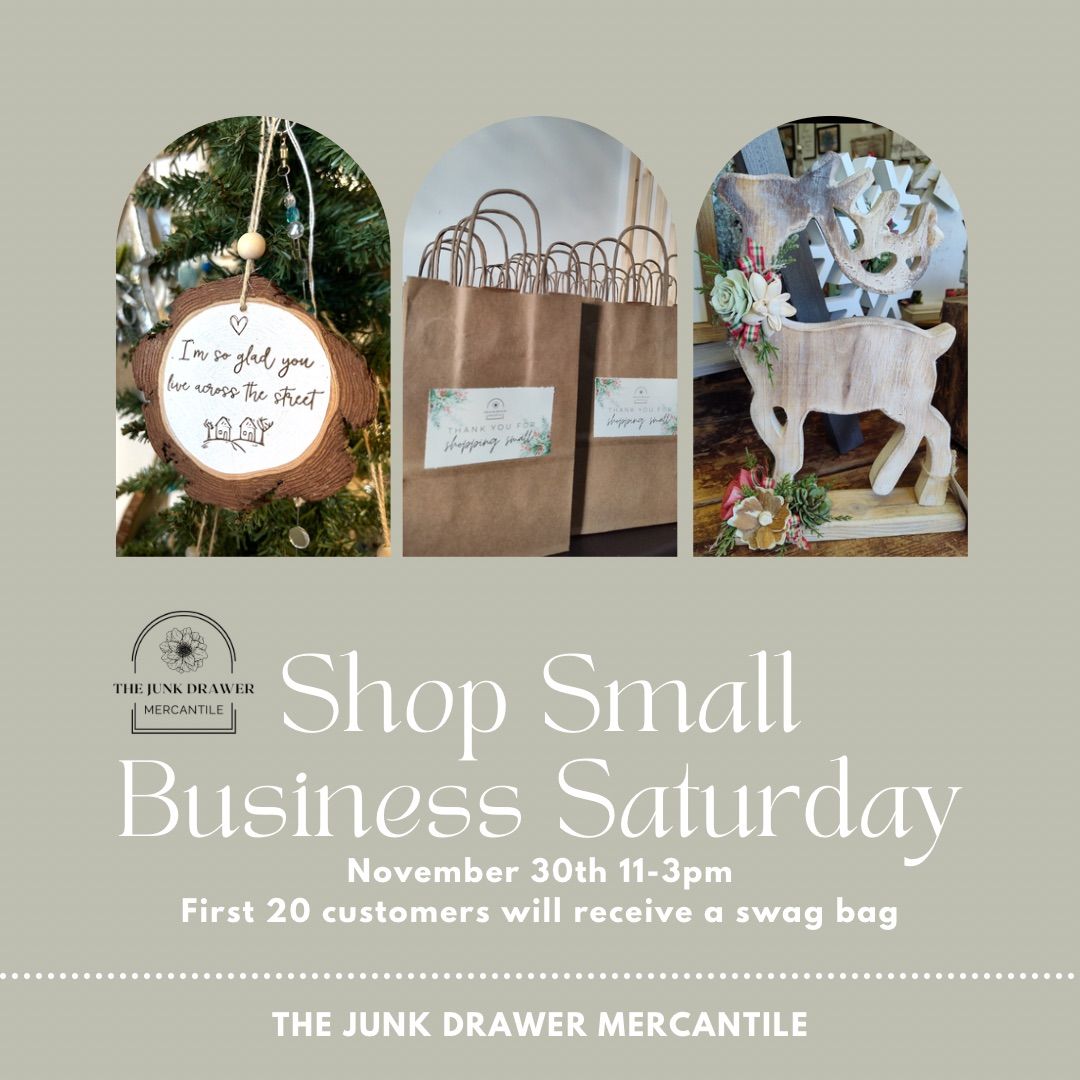 Shop Small Saturday at The Junk Drawer Mercantile