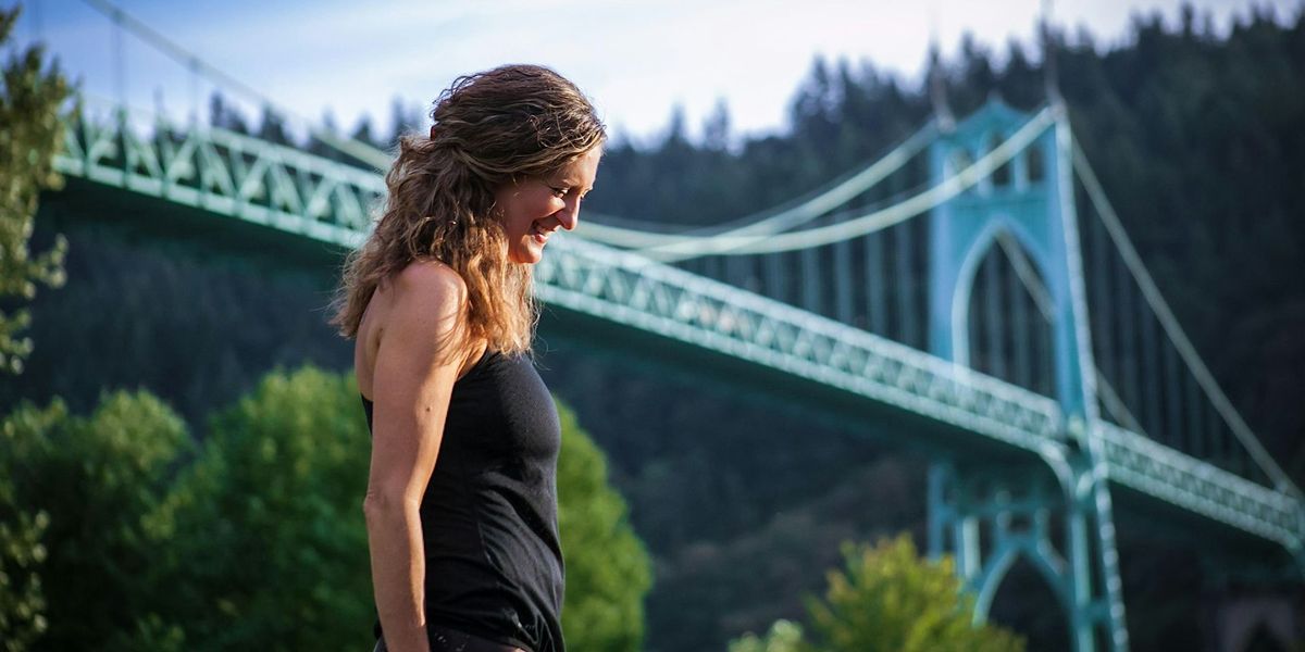Yoga in Cathedral Park