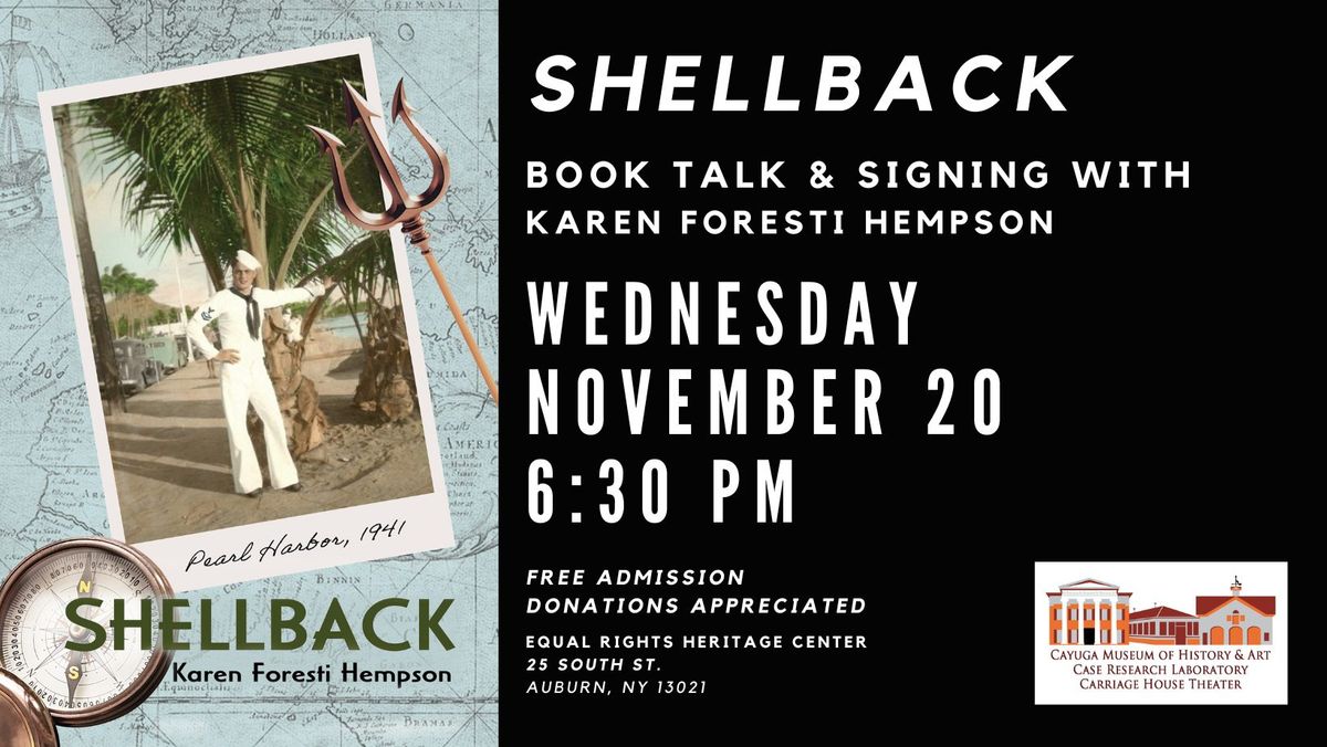 Book Talk & Signing: "Shellback" by Karen Foresti Hempson