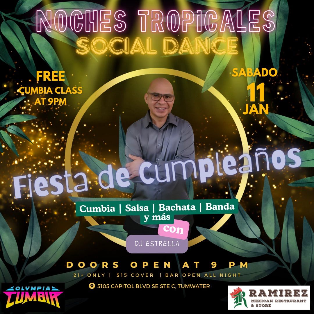  Noches Tropicales - Social Dance - Latin Music - Free Intro Dance Class