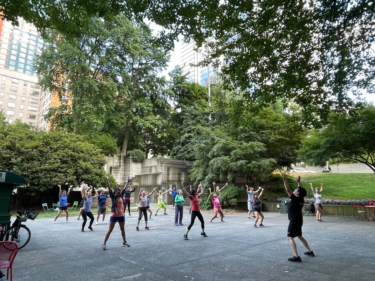 Zumba in Freeway Park