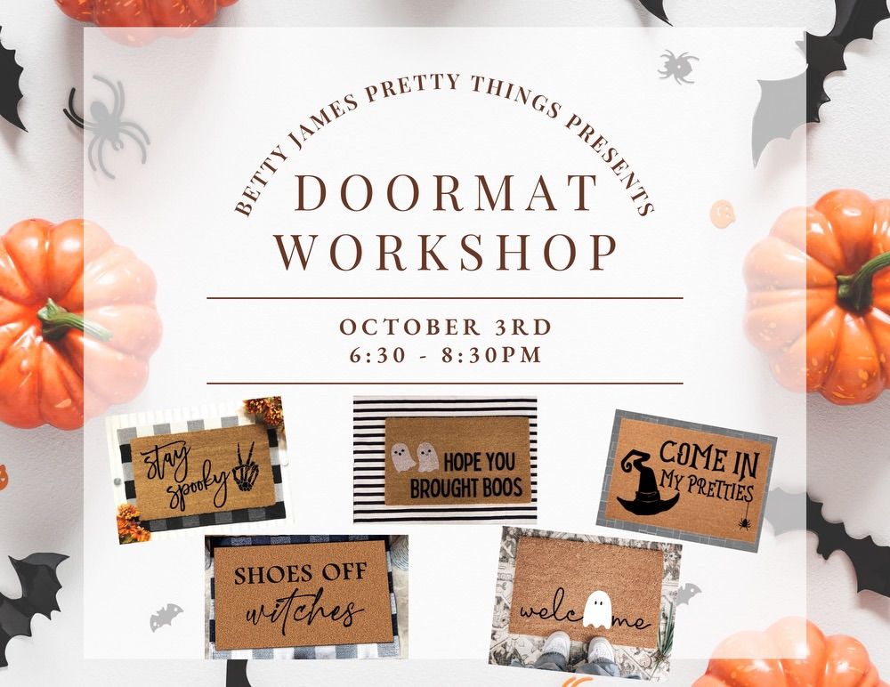 Halloween Themed Doormat Workshop