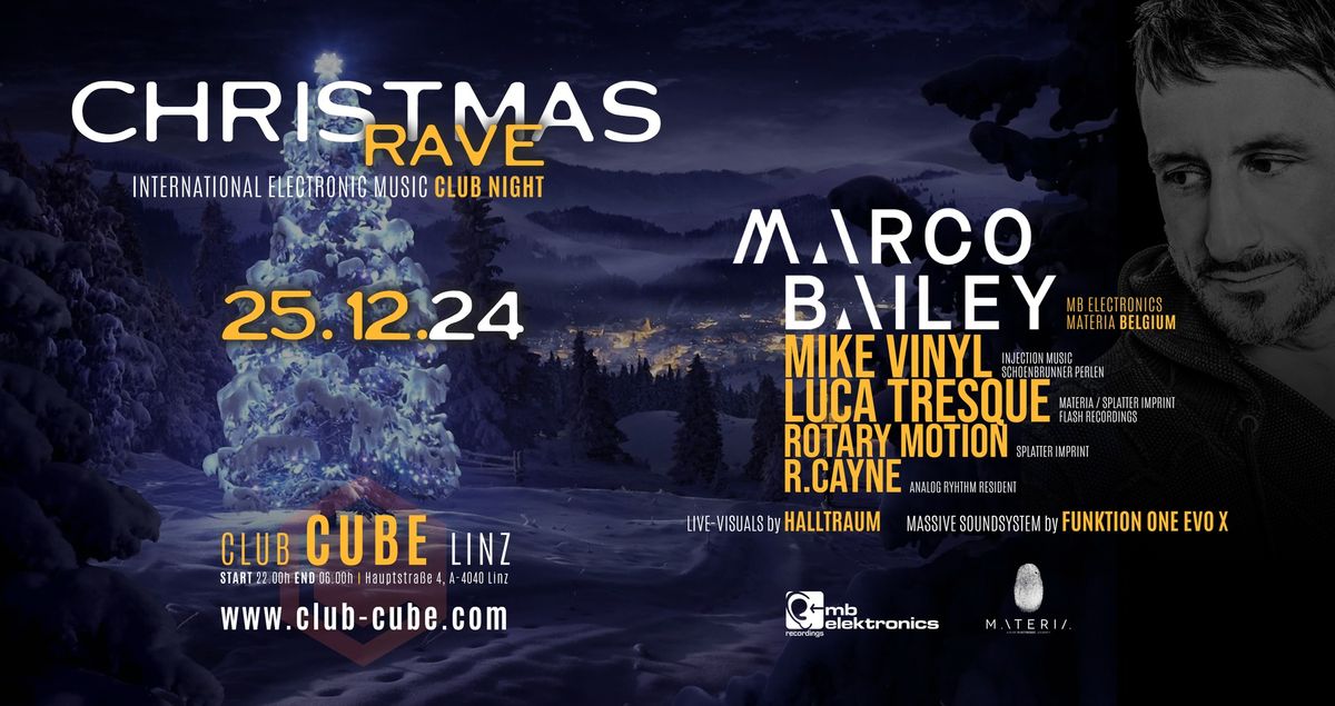 CHRISTMAS RAVE w\/ Marco Bailey