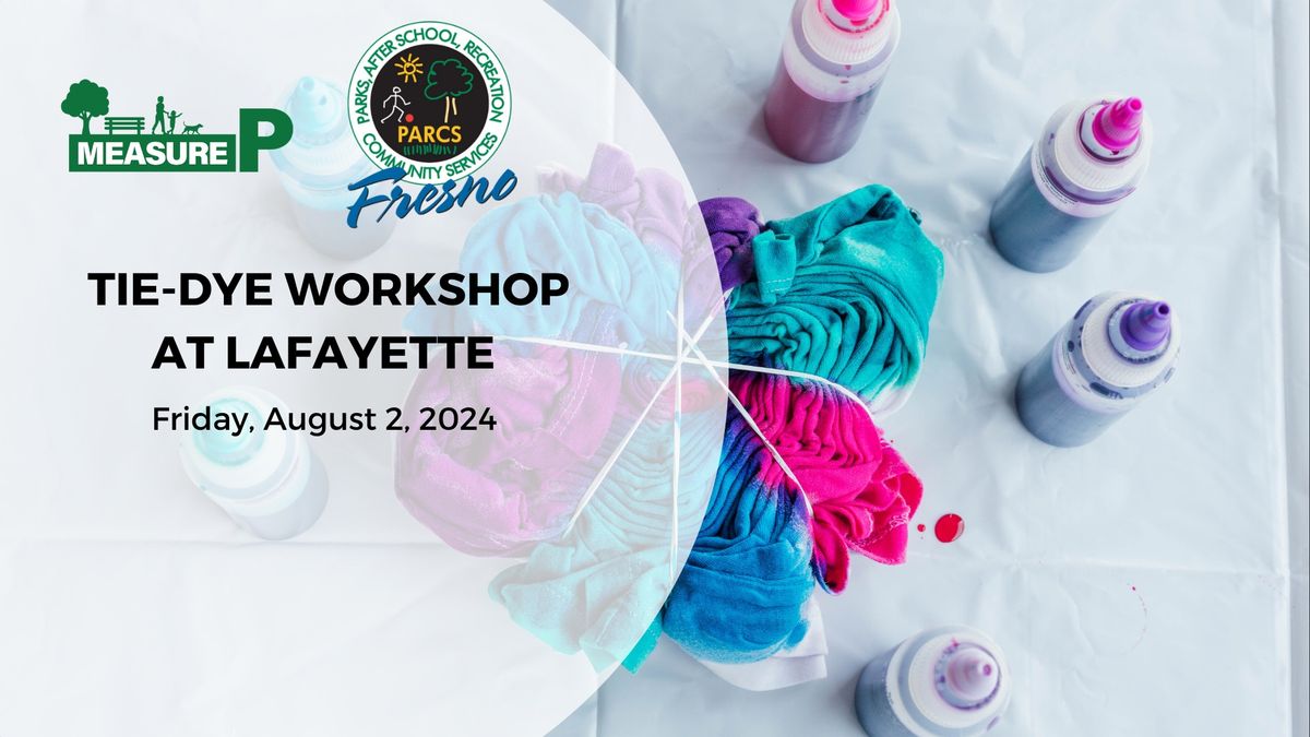 ?TIE-DYE WORKSHOP