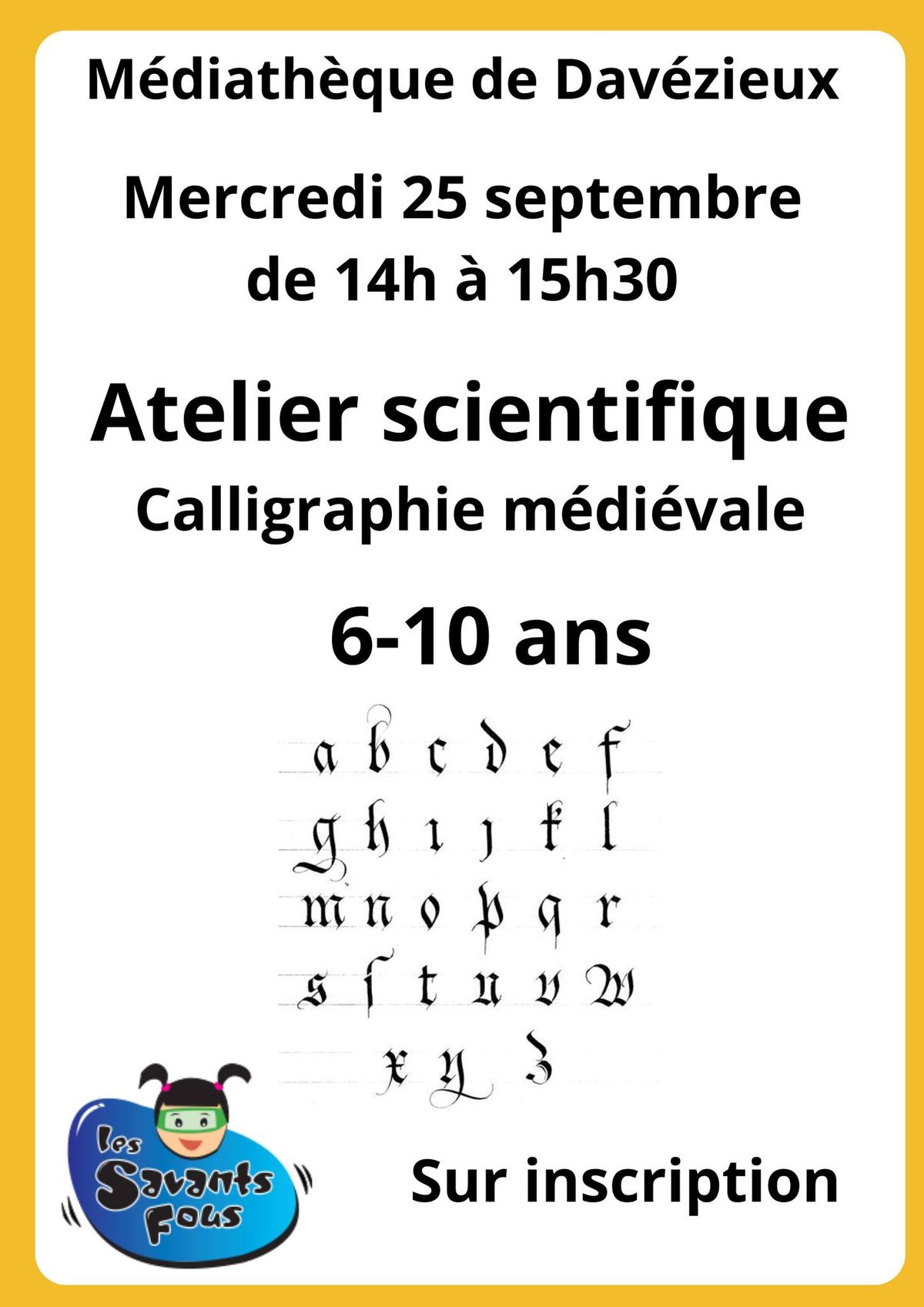 Atelier scientifique