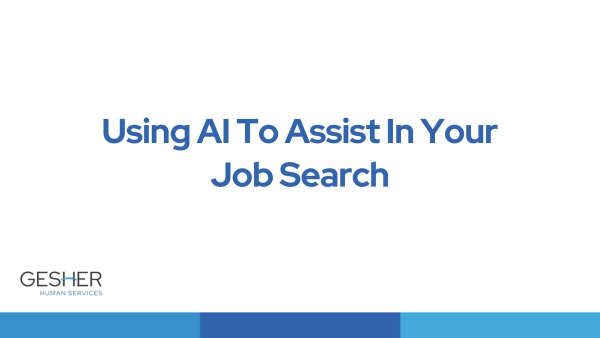 Using AI To Assist In Your Job Search