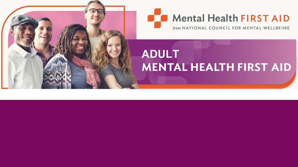 In-person Adult Mental Health First Aid