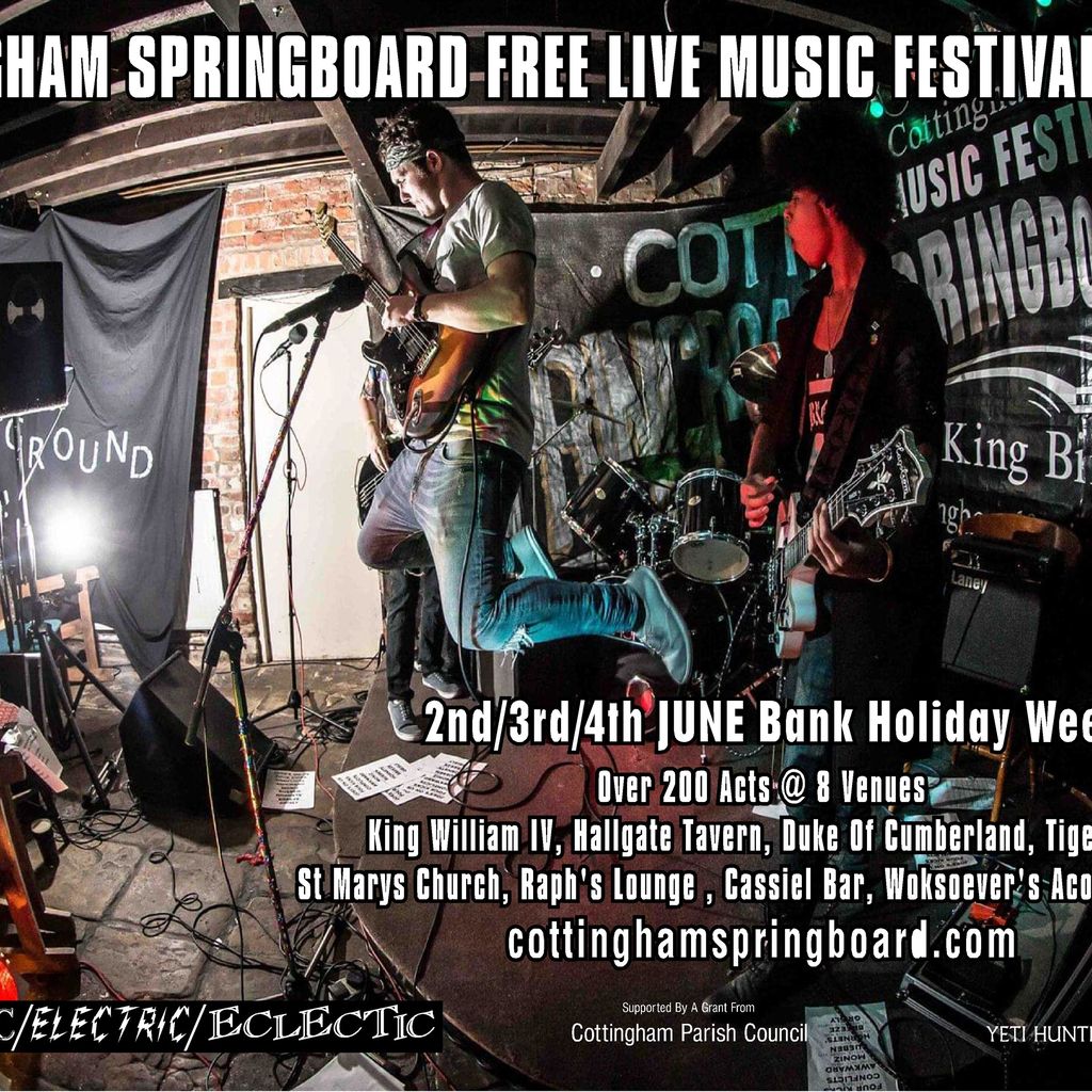 Springboard Festival 2022 - Hallgate Tavern Stage Saturday Line ...