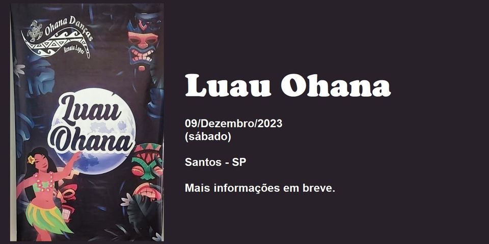 Luau Ohana 2023, Associação Dos Moradores Do Conjunto Habitacional Ana ...