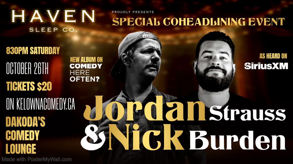 Haven Sleep Co presents Jordan Strauss & Nick Burden