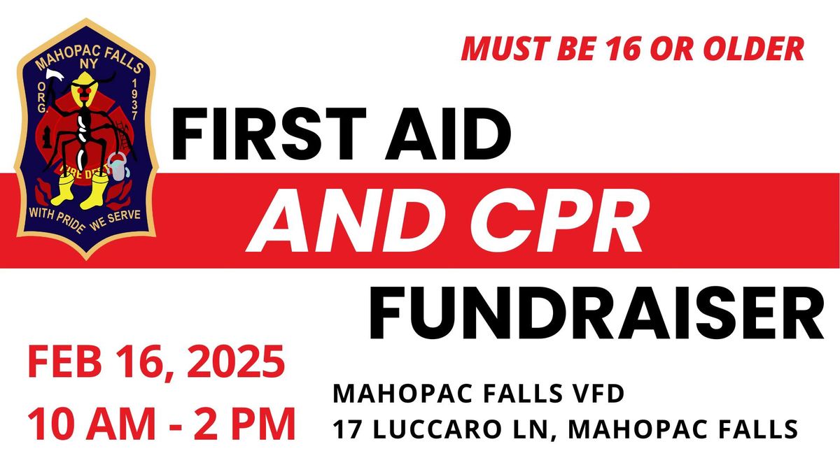 CPR First Aid Class Fundraiser