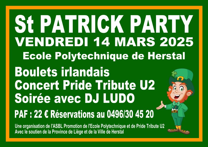 St Patrick Party, Herstal