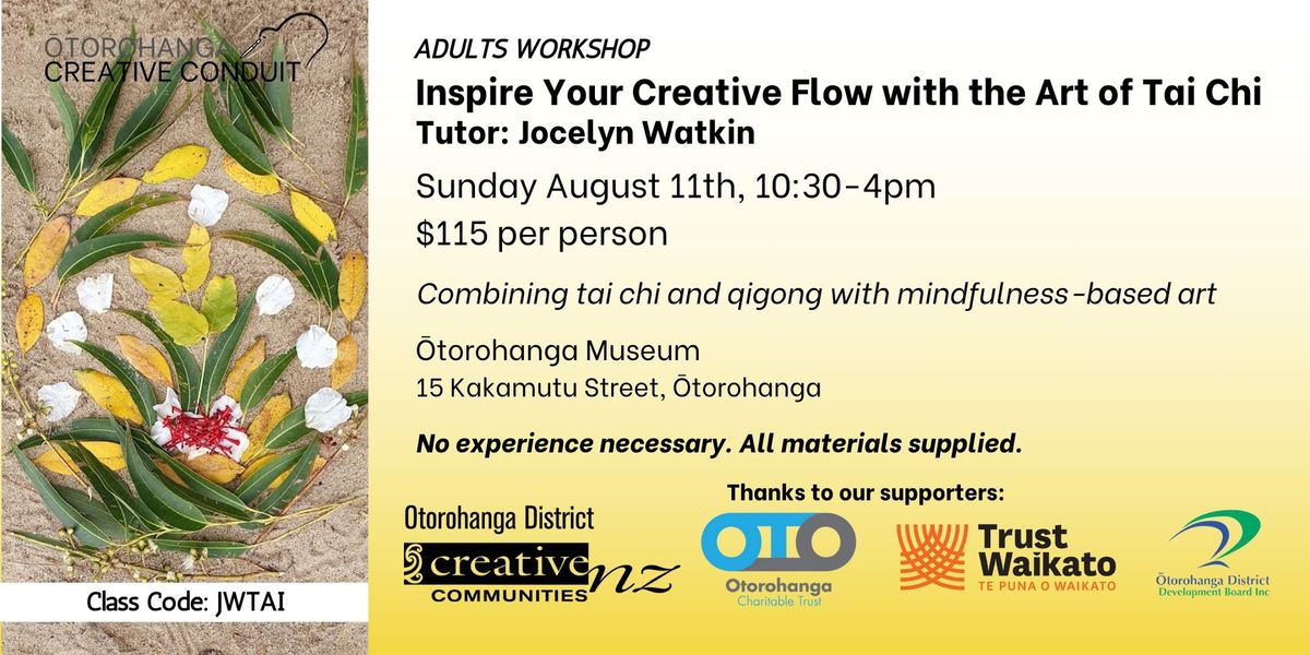 Adult Workshop: Inspire Your Creative Flow with the Art of Tai Chi